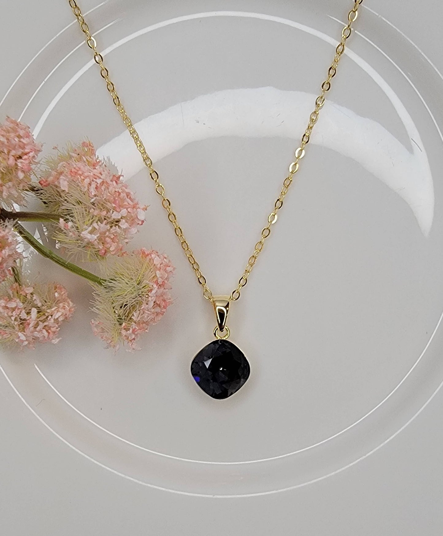 SWAROVSKI CRYSTAL CHARM NECKLACE