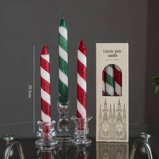 Velas Meta - 3 velas aromáticas navideñas de estilo nórdico de 20 cm