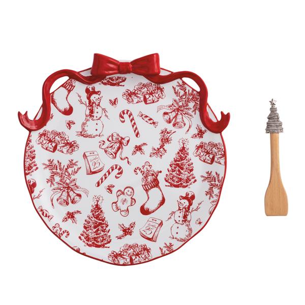 Bow Cookie Plate
