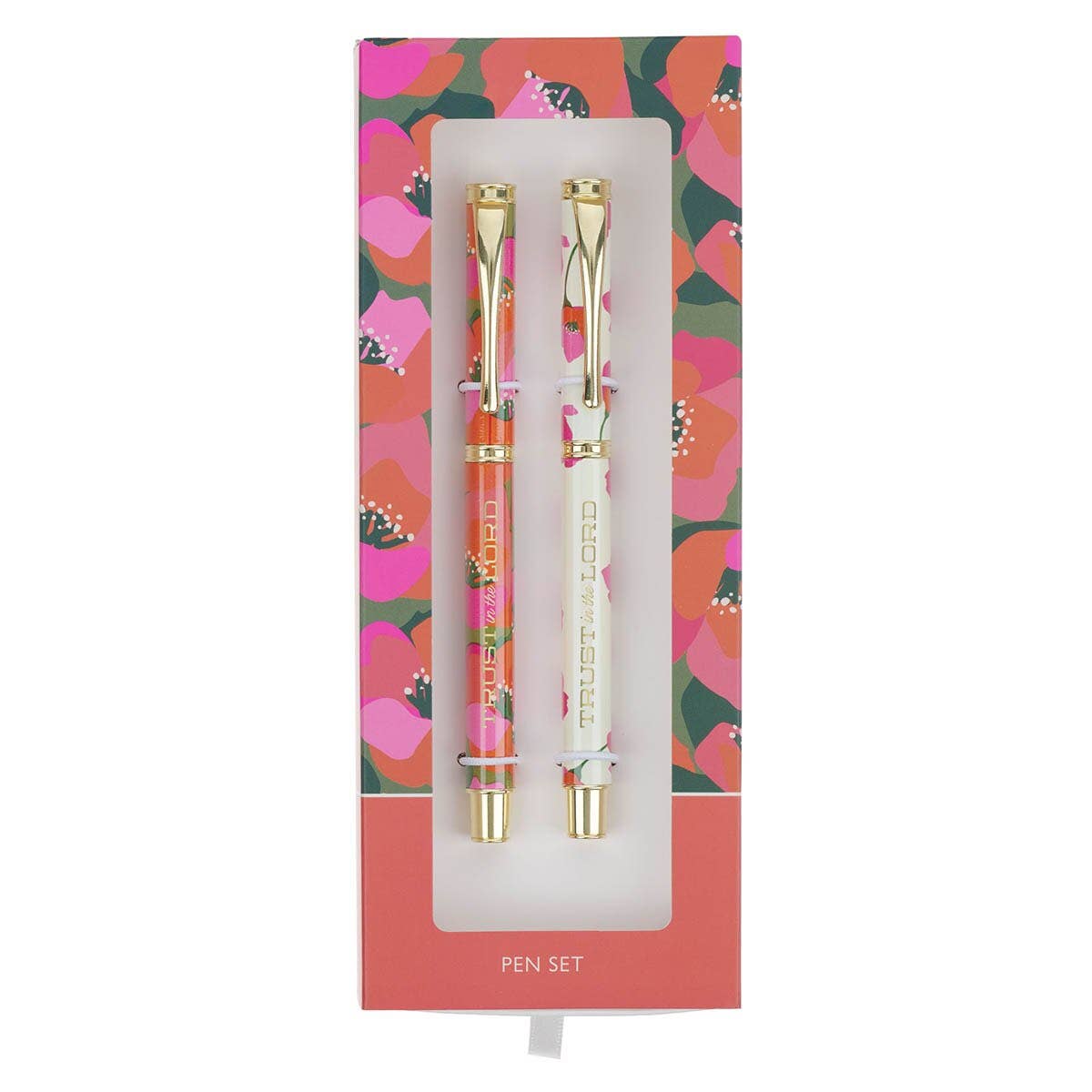 Christian Art Gifts - Pen Set 2 pc Trust In The Lord Prov. 3:5