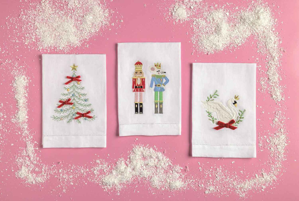 Nutcracker Embroidered Hand Towel