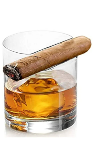 Cigar Holder Whiskey Glasses