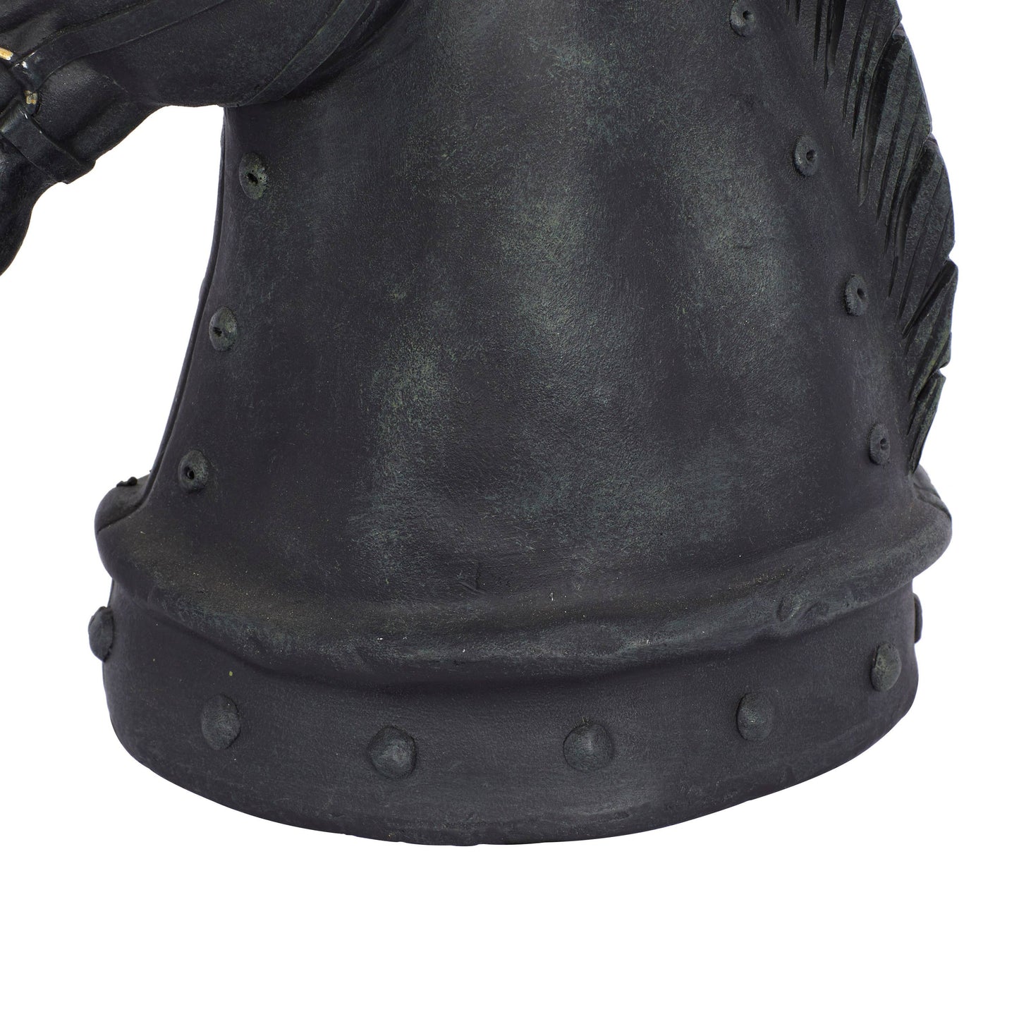 Traditional Black Polystone Sculpture