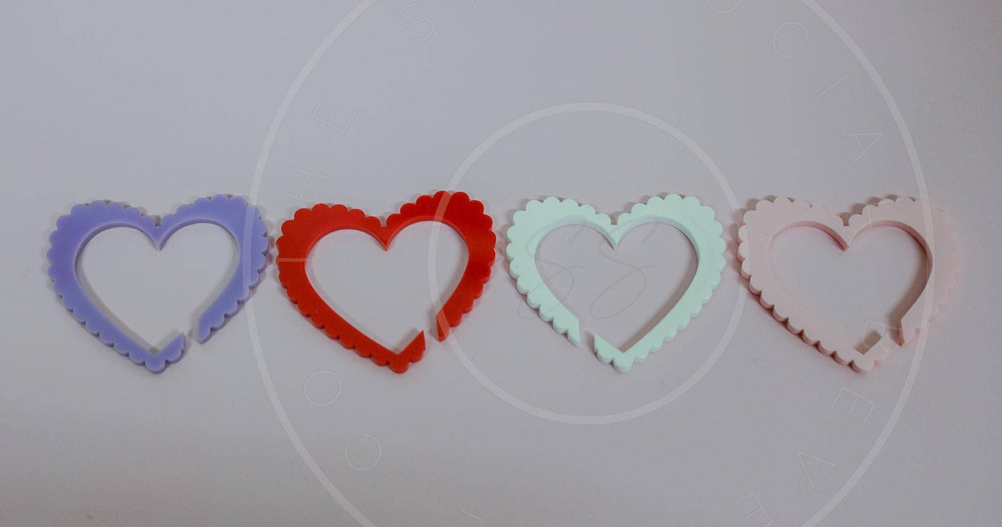 Retro Heart Drink Tags- Valentines drink tags