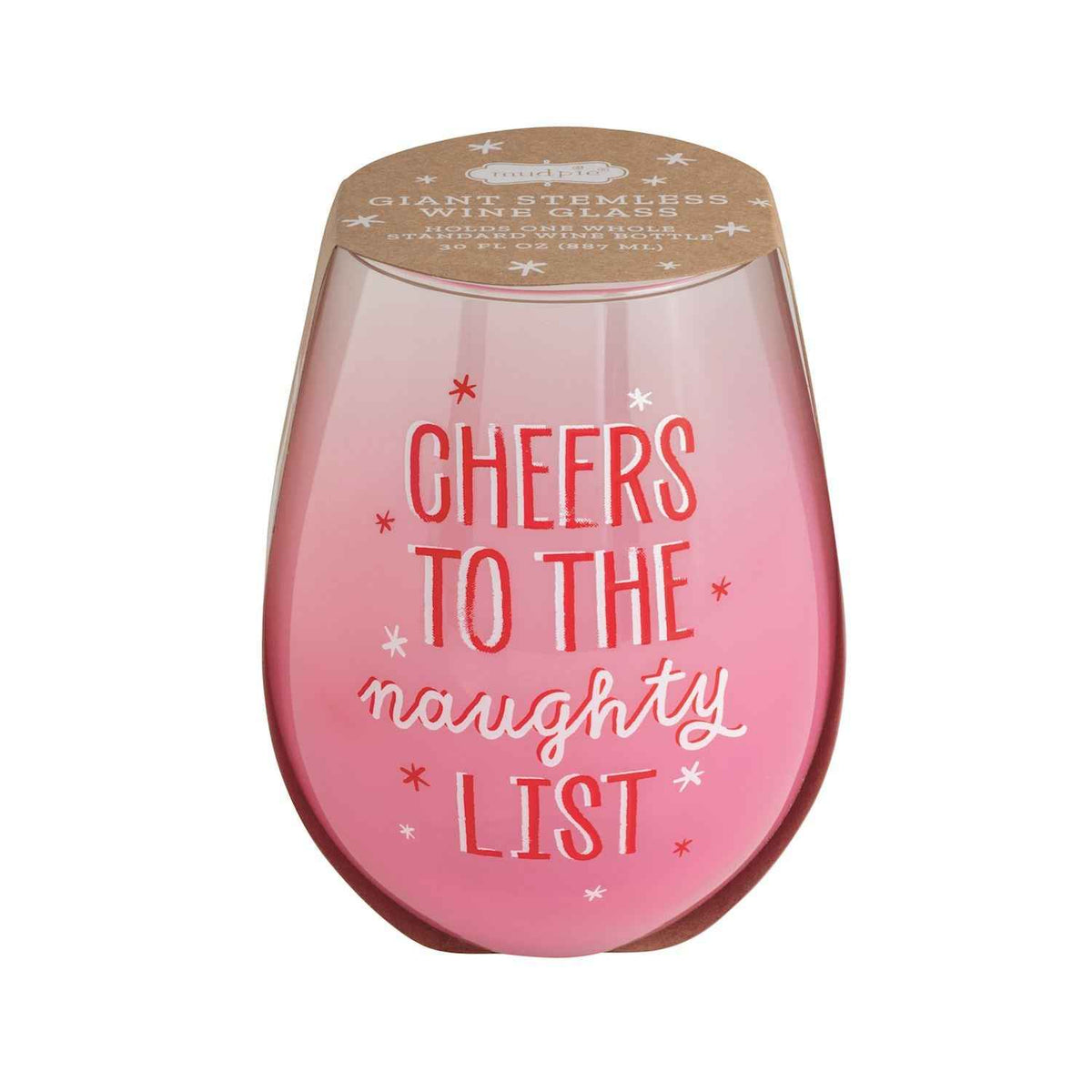 Cheers Giant Holiday Wine Glass