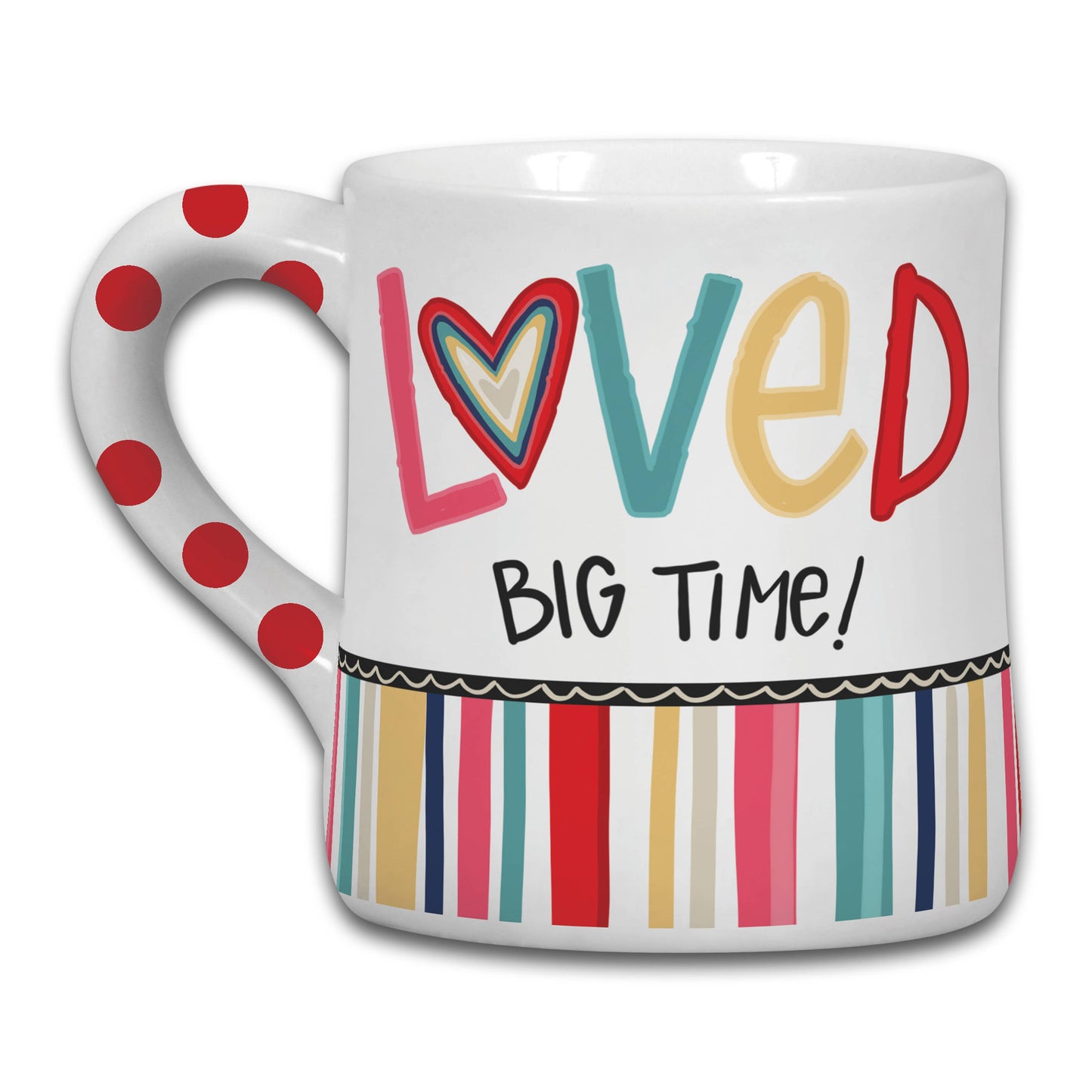 LOVED HEART MUG