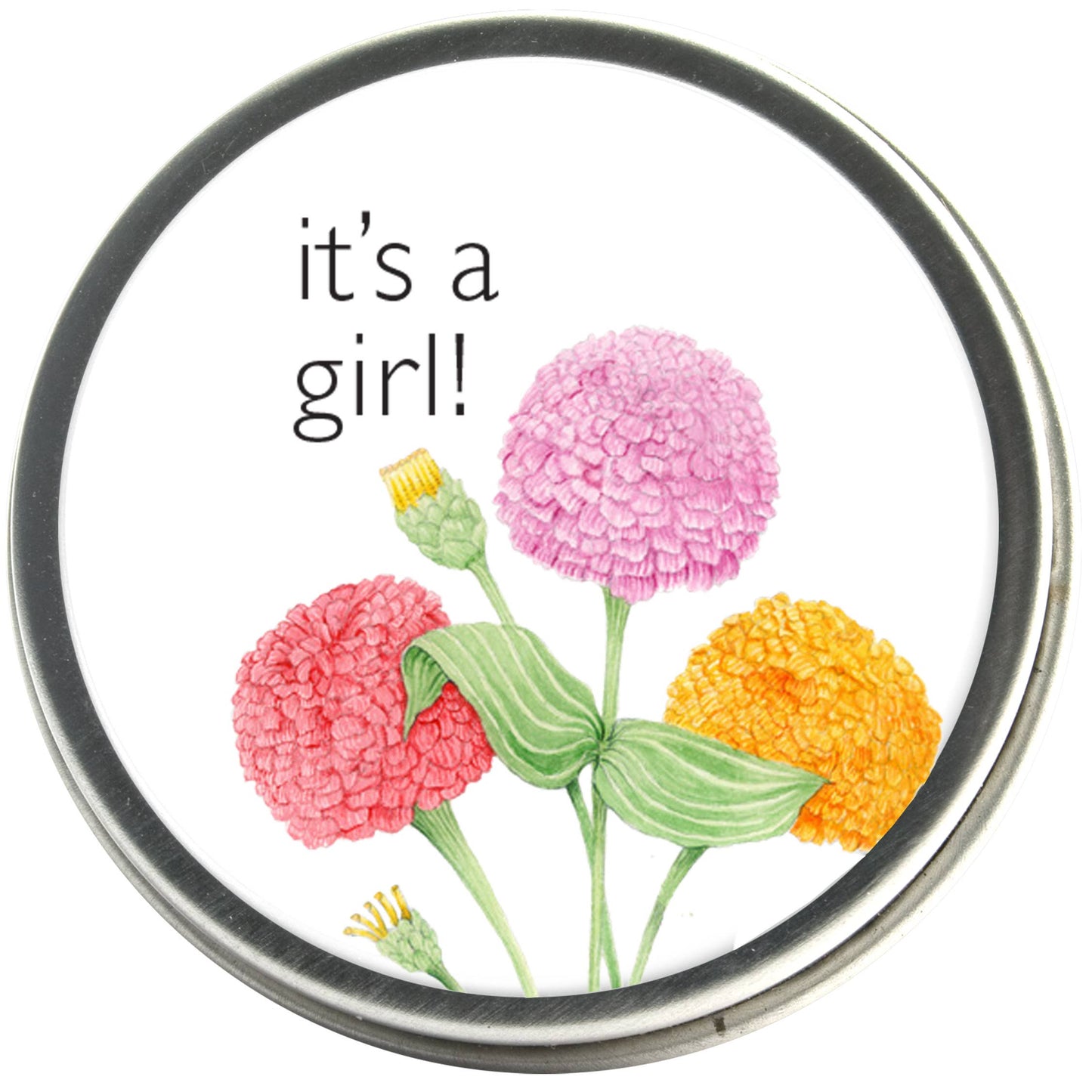 Garden in a Bag | It's a Girl | Baby Shower idea