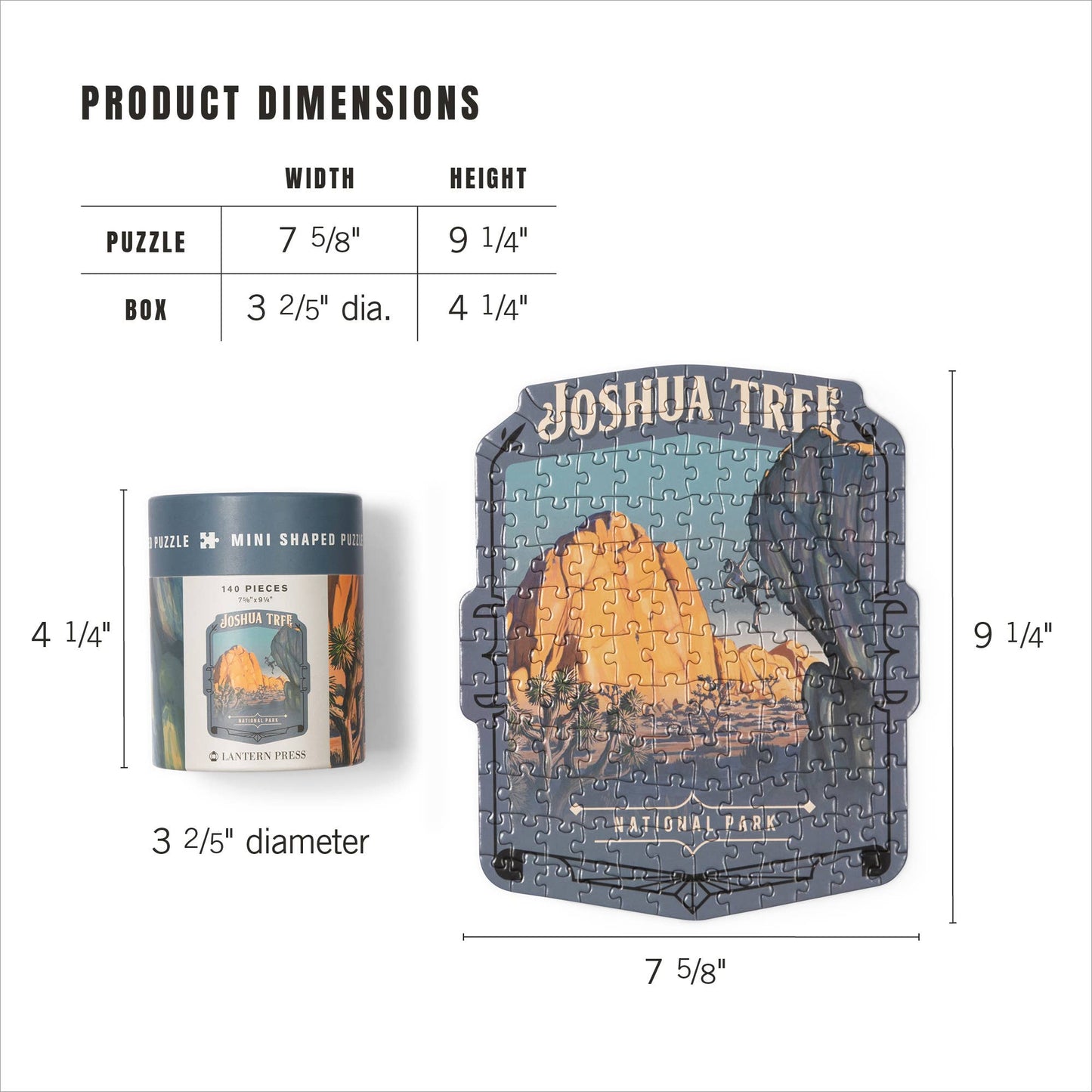 Protect Our National Parks - Mini Puzzle, Joshua Tree