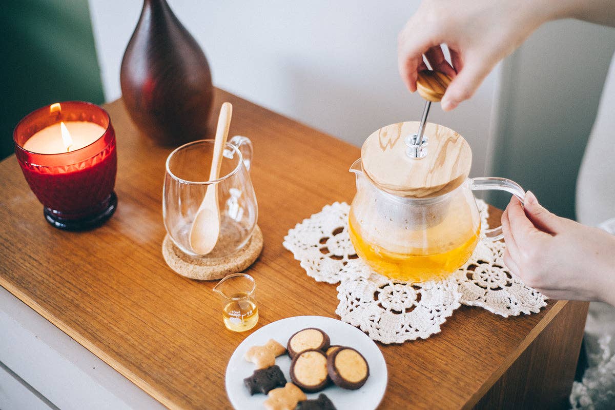 Teaor Tea Maker Olive Wood