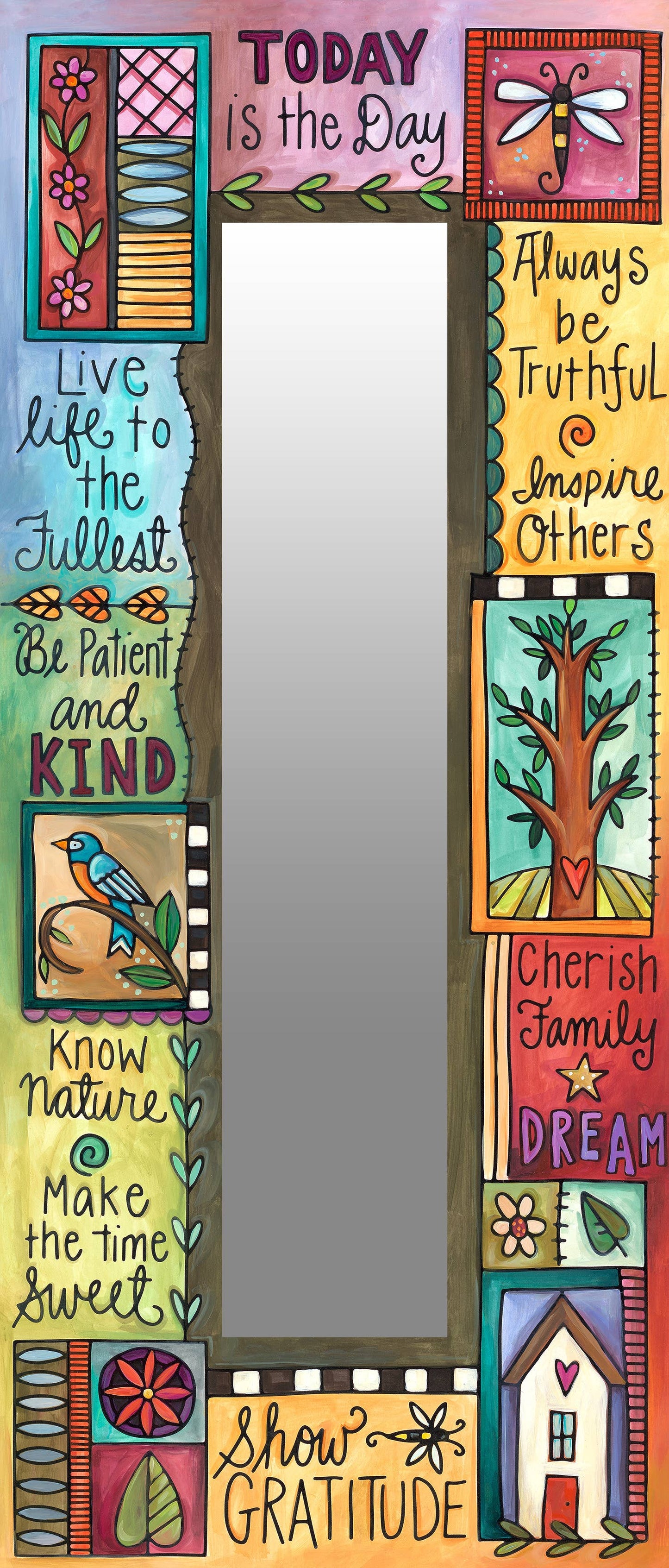 "Make It Count" Rectangle Mirror