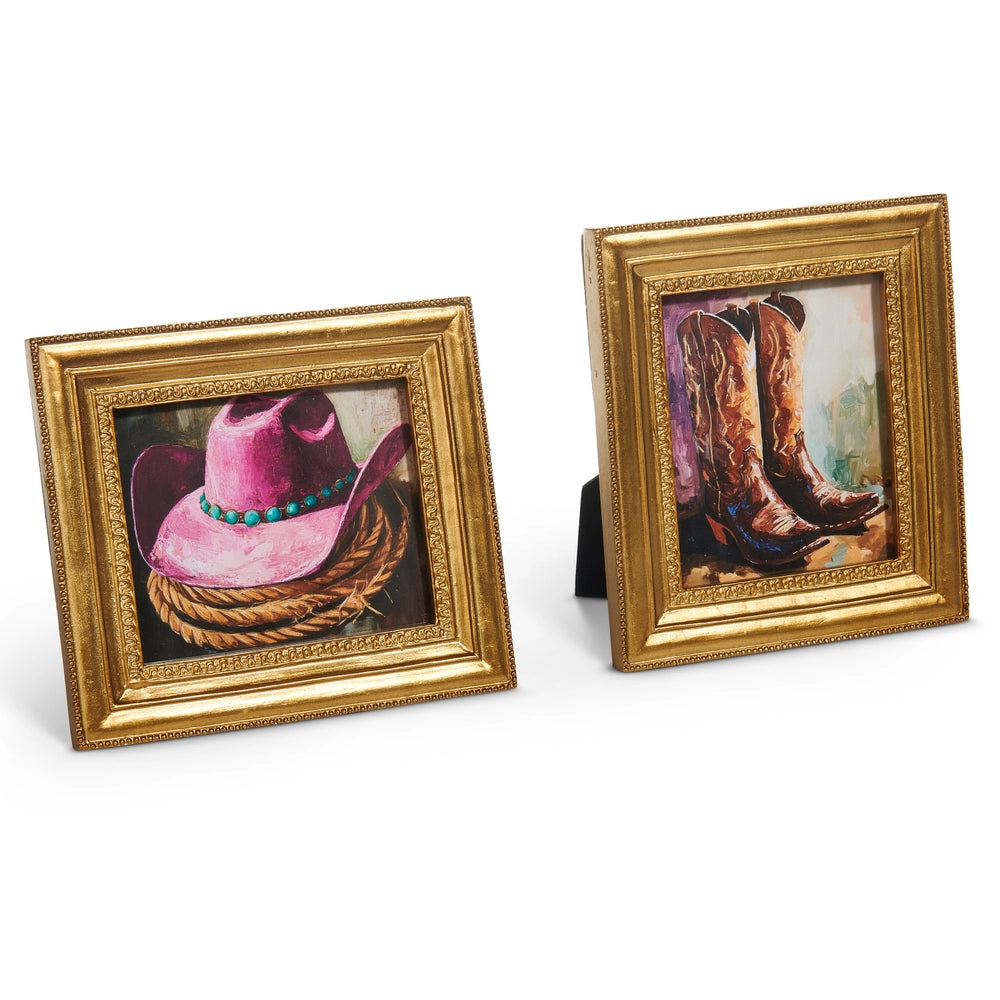 6" Sassy in the Saddle Framed Art - sold separately