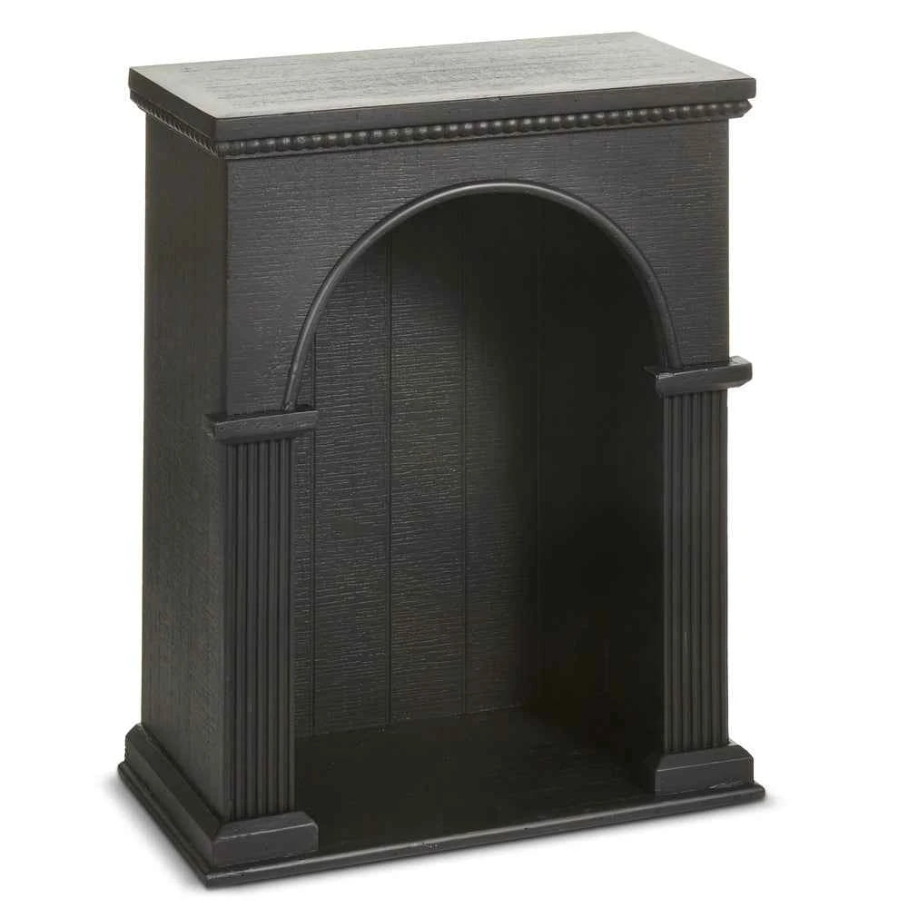 16" Black Curio Cabinet