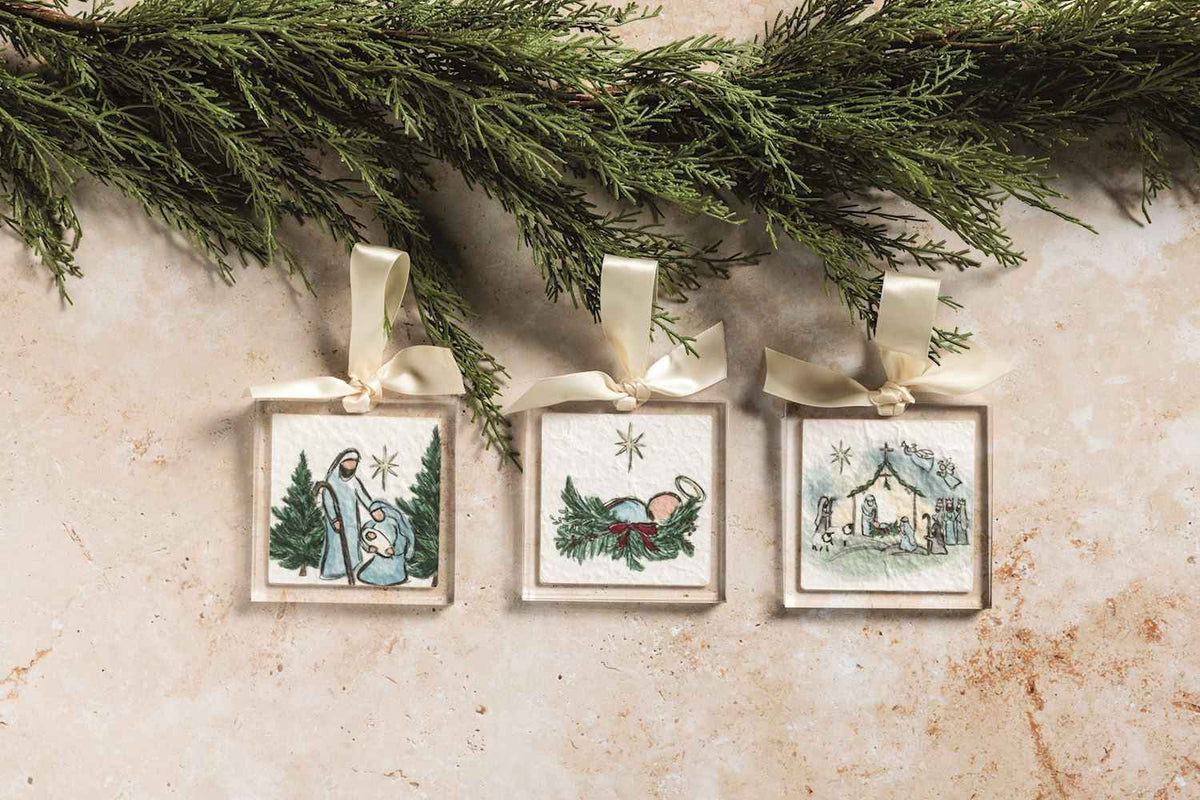 Mary Nativity Acrylic Ornament