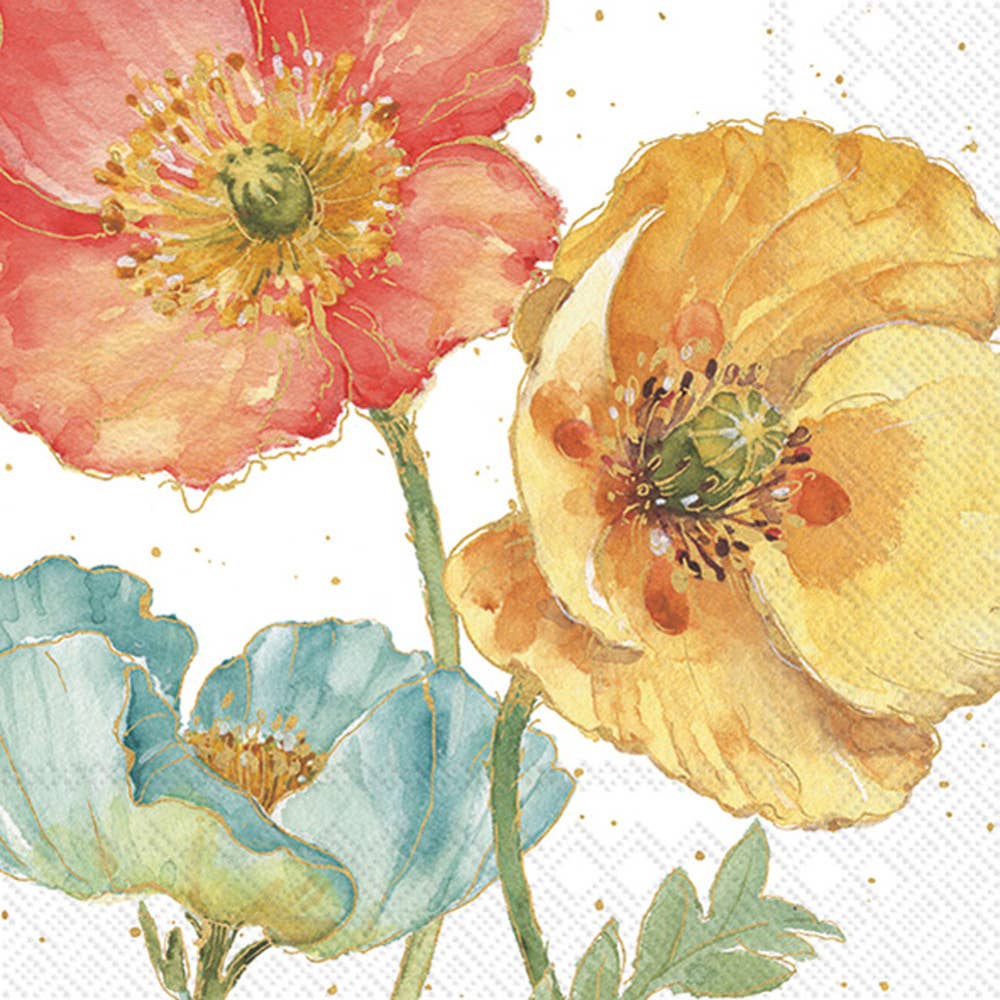 Cocktail Napkins 20ct Spring Softies Cream