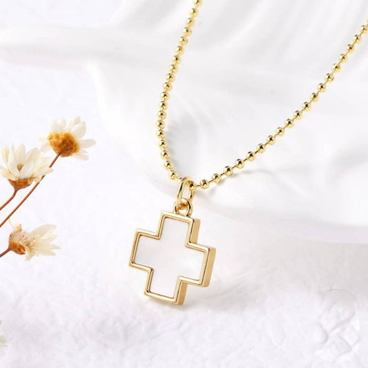 EPOXY RHINESTONE PENDANT NECKLACE | 40NK9607