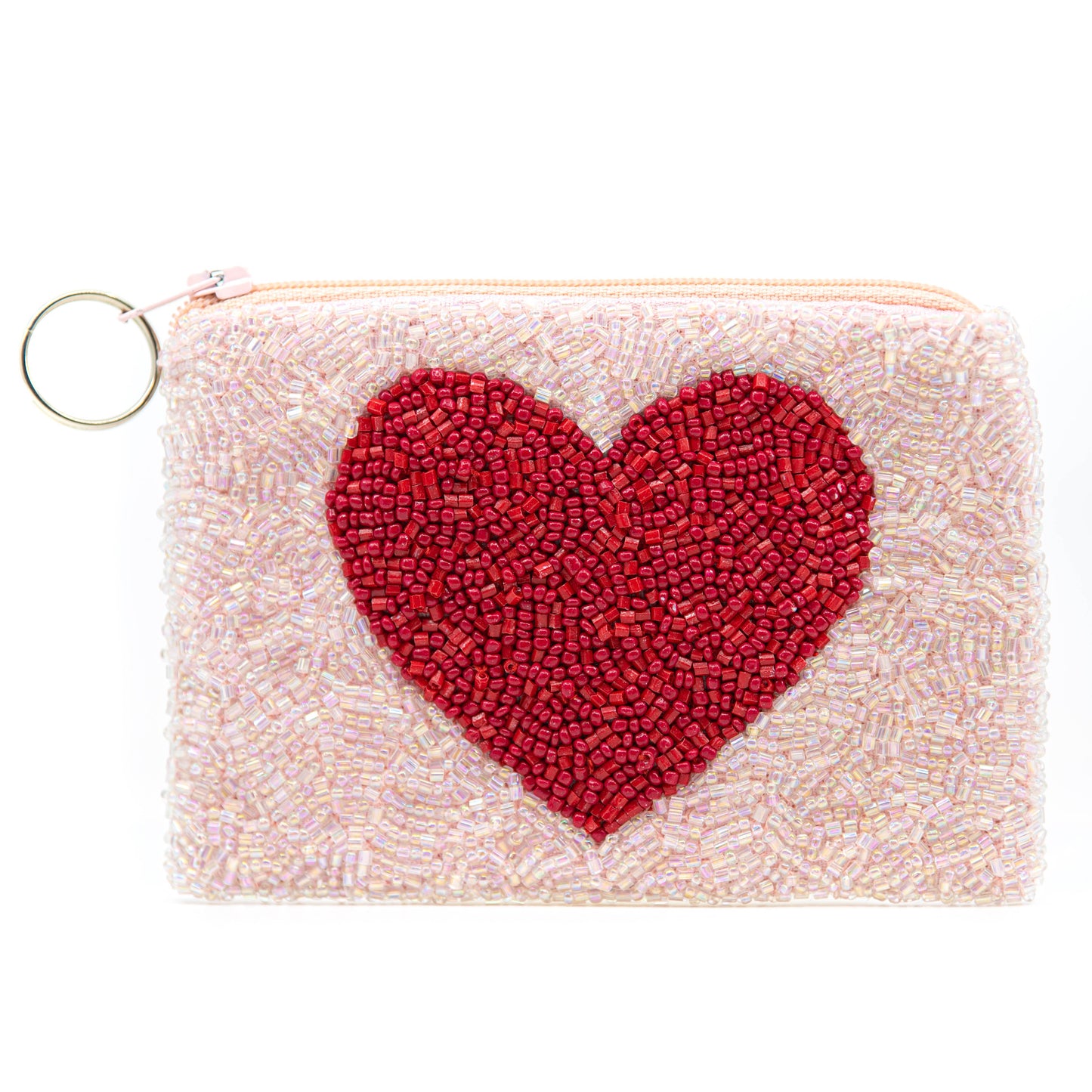 Pink Heart Coin Purse