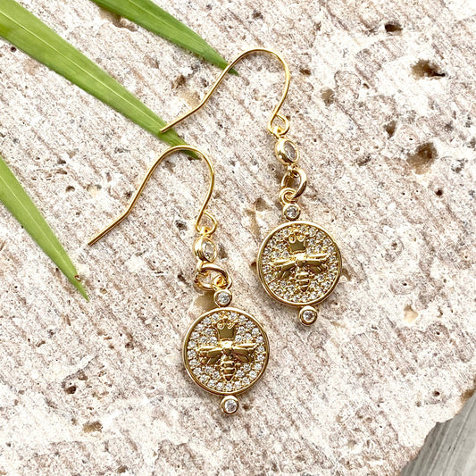 Queen bee earrings
