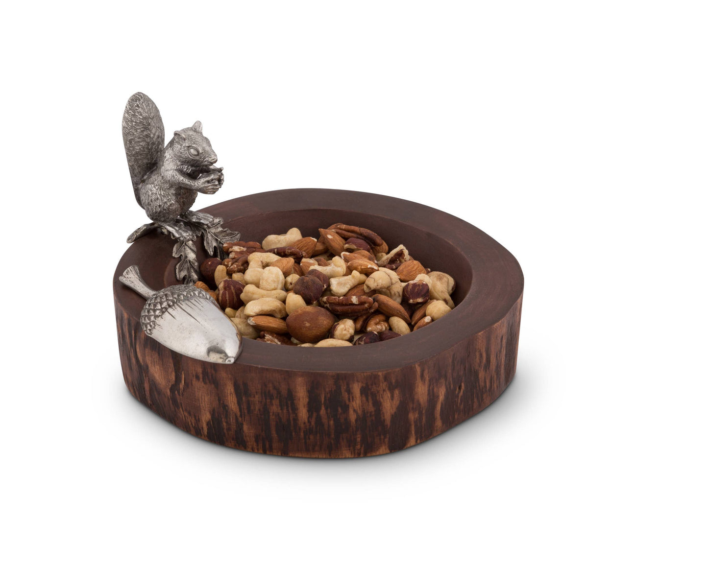 Standing Squirrel Nut Bowl & Scoop (2 pc set)