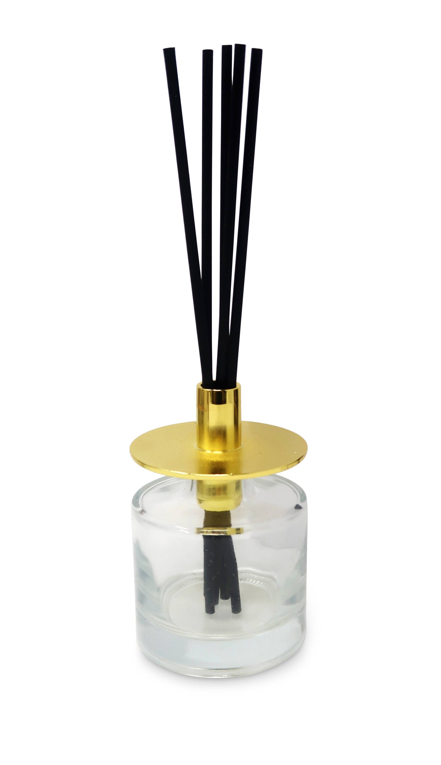 Reed Diffuser With Gold Cap, White Flower Scent