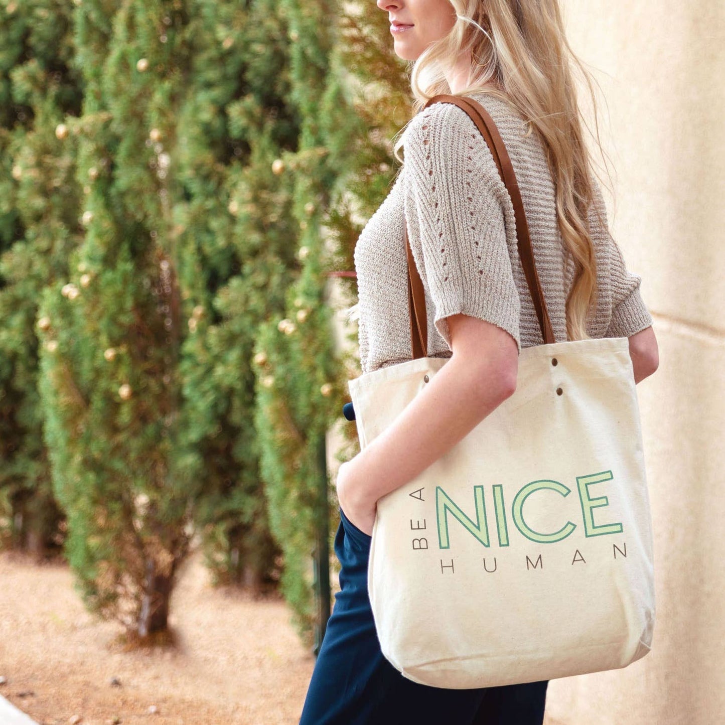 Canvas Book Bag