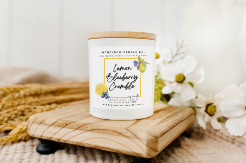 Lemon Blueberry Crumble 8 oz Candle
