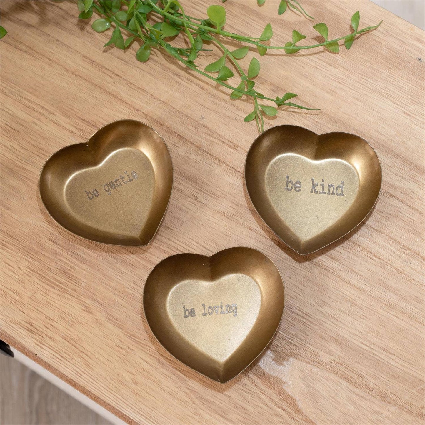 Trinket Trays - Gold Brass Hearts-assorted-sold seperatly