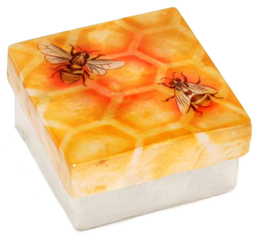 Honeybee Capriz Box 3"x3"