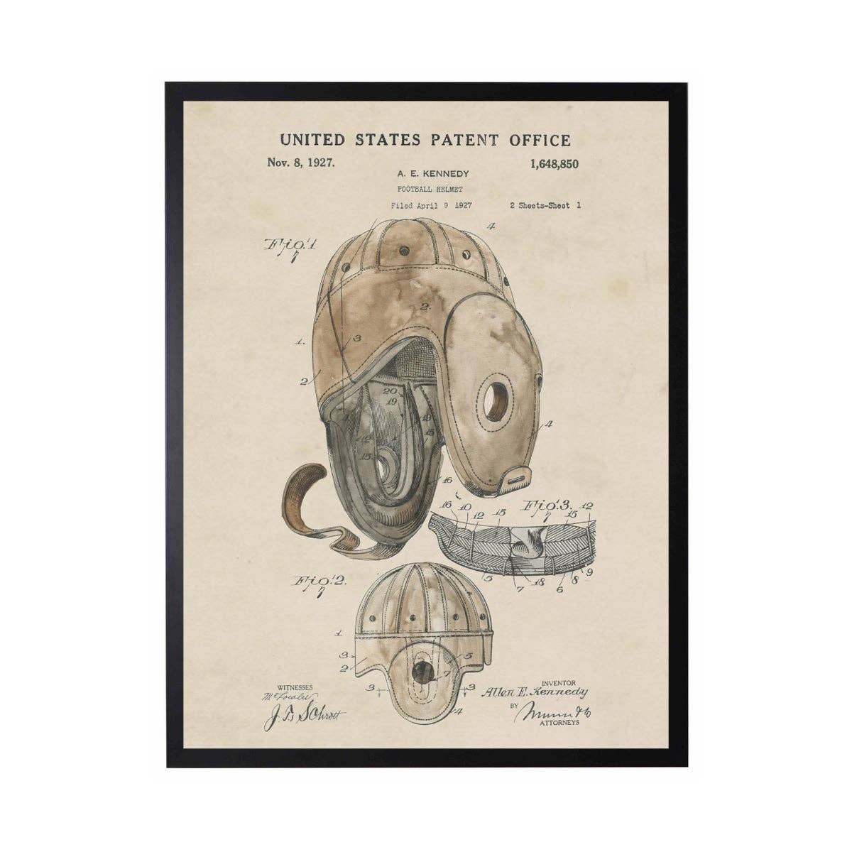 Football Helmet Patent