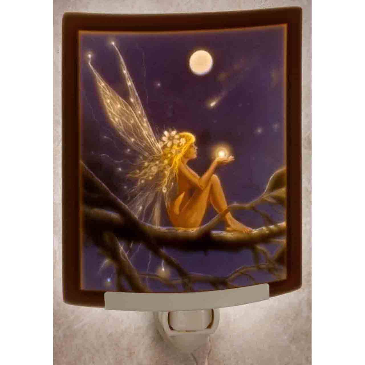 Catch a Falling Star Porcelain Colored Night Light