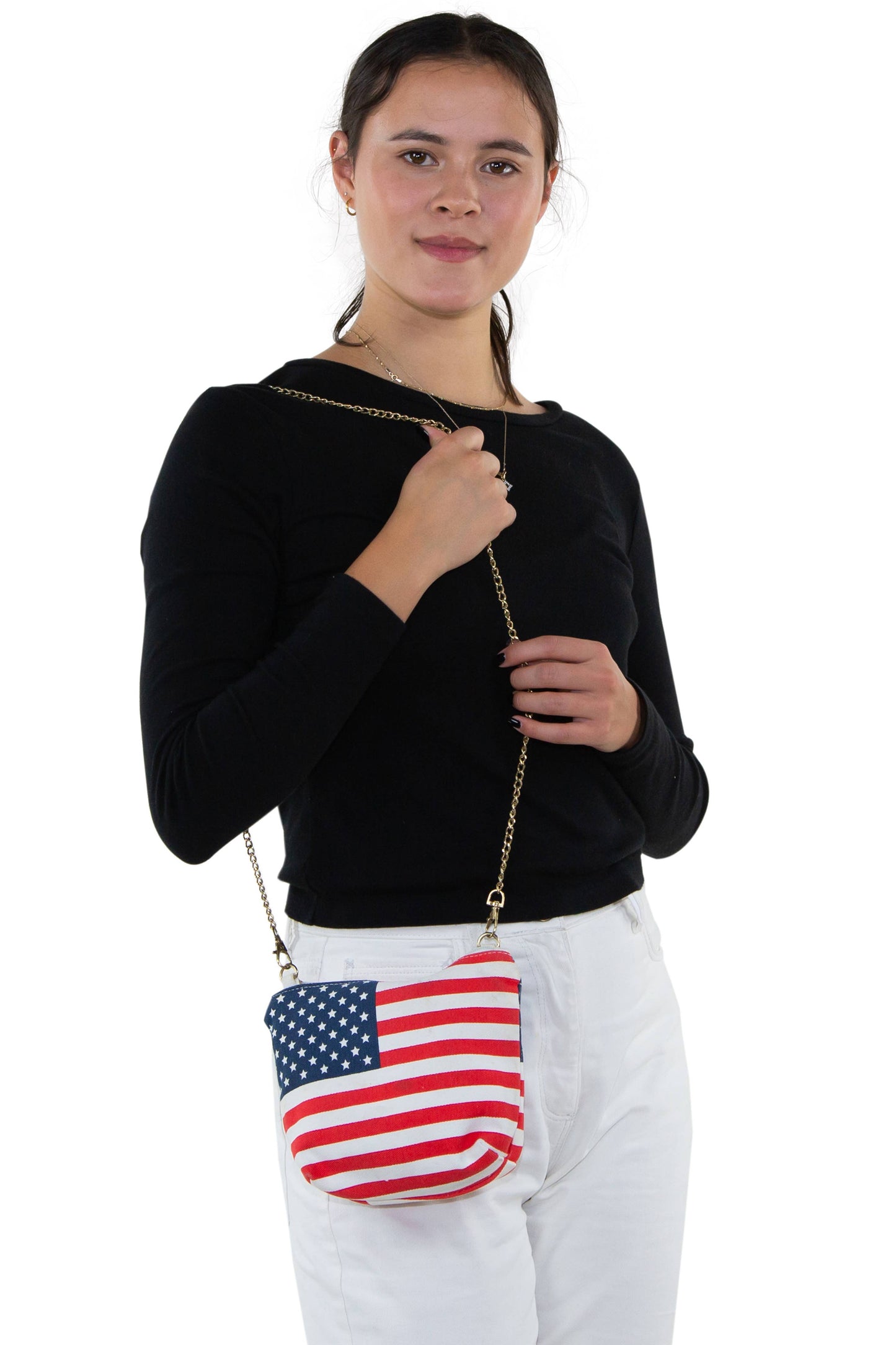 COMECO INC - American Flag Crossbody Bag