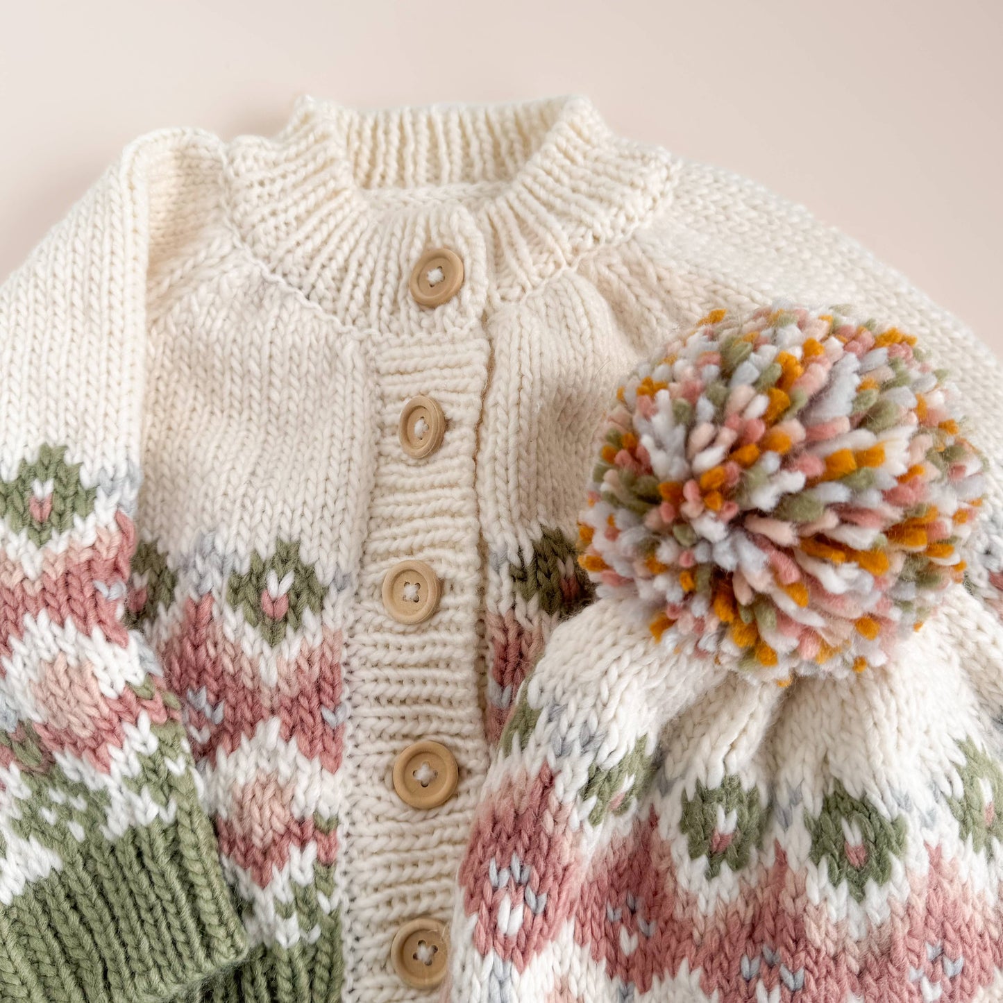 Fairisle Knit Hat, Pastel | Baby & Kids Accessory
