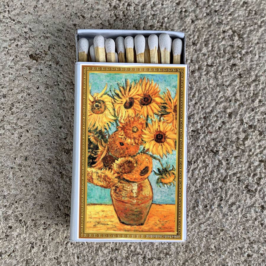 Matches - Art Van Gogh Sunflowers Matchbox