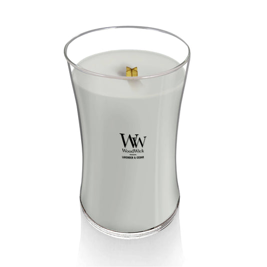 Lavender & Cedar Large Hourglass Candle, 21.5 oz
