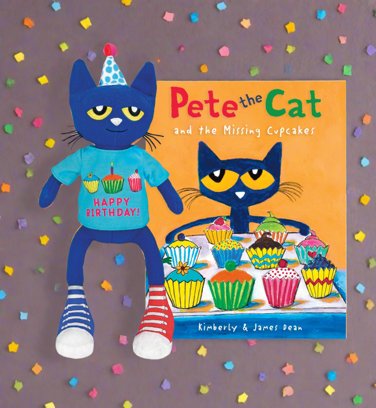 Pete The Cat Birthday Party Plush (Board book separately)