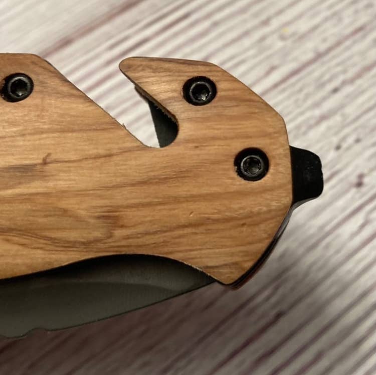 Quail Tail Laser Art - Tribute to Soldiers Knife
