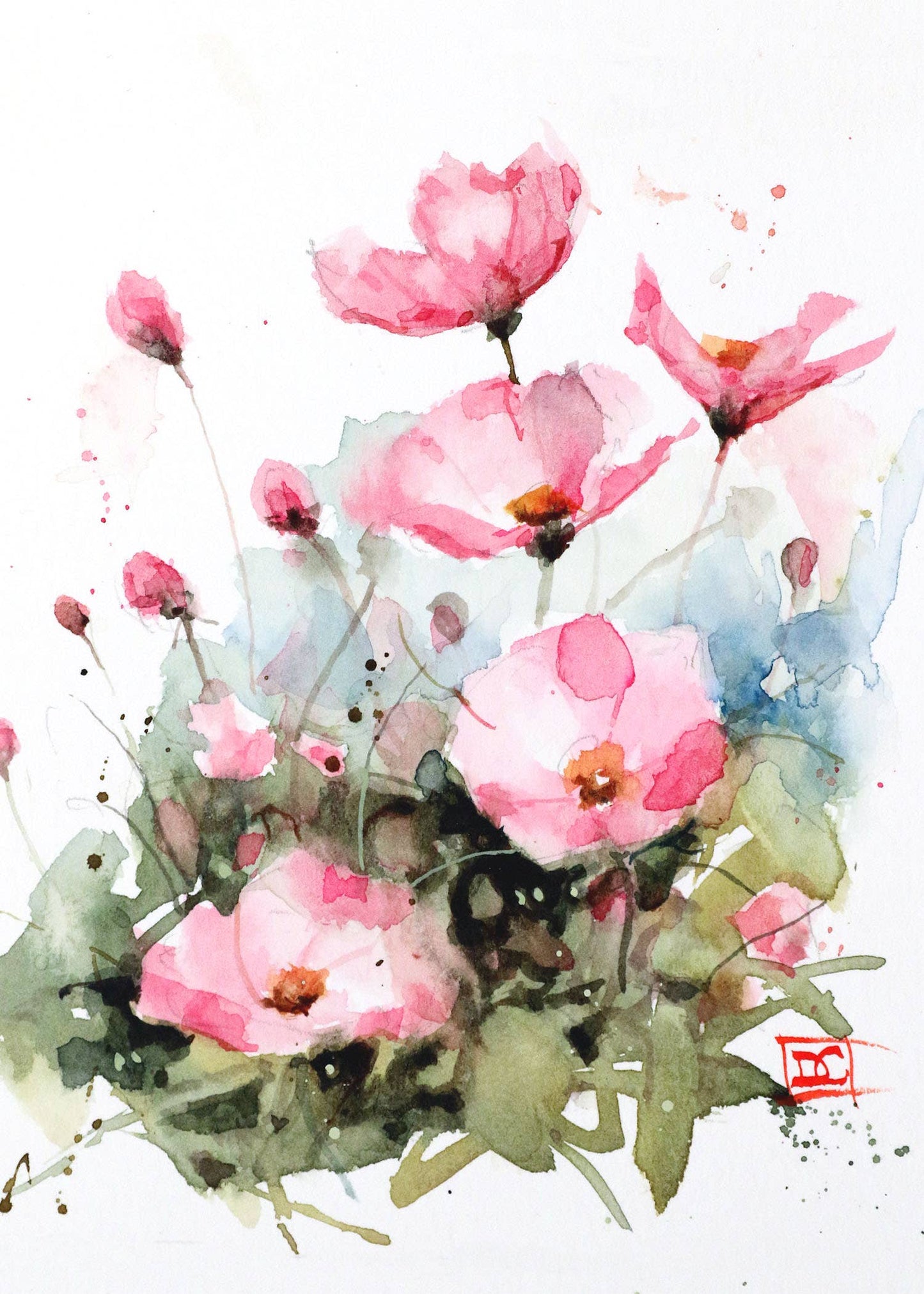 5 x 7" Greeting Card 'COSMOS'