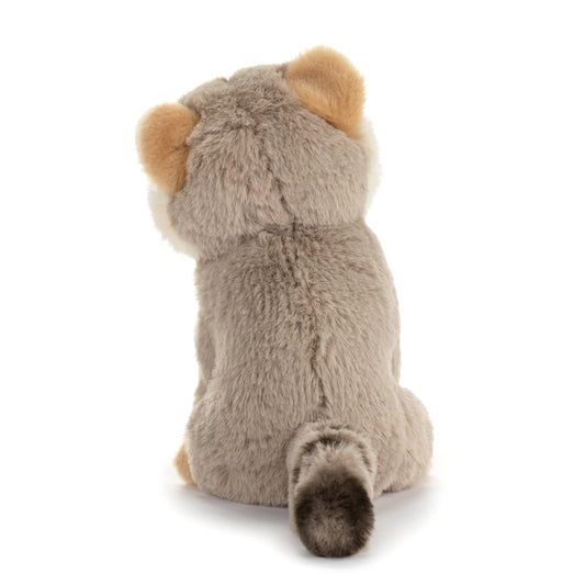 Puf con forma de mapache de 5x15 cm
