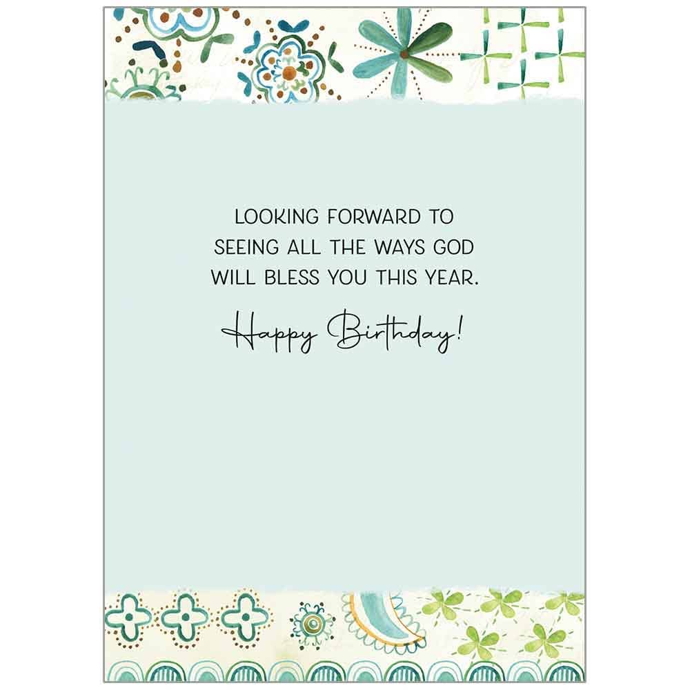 God Has Plans For You - Faith Birthday Card