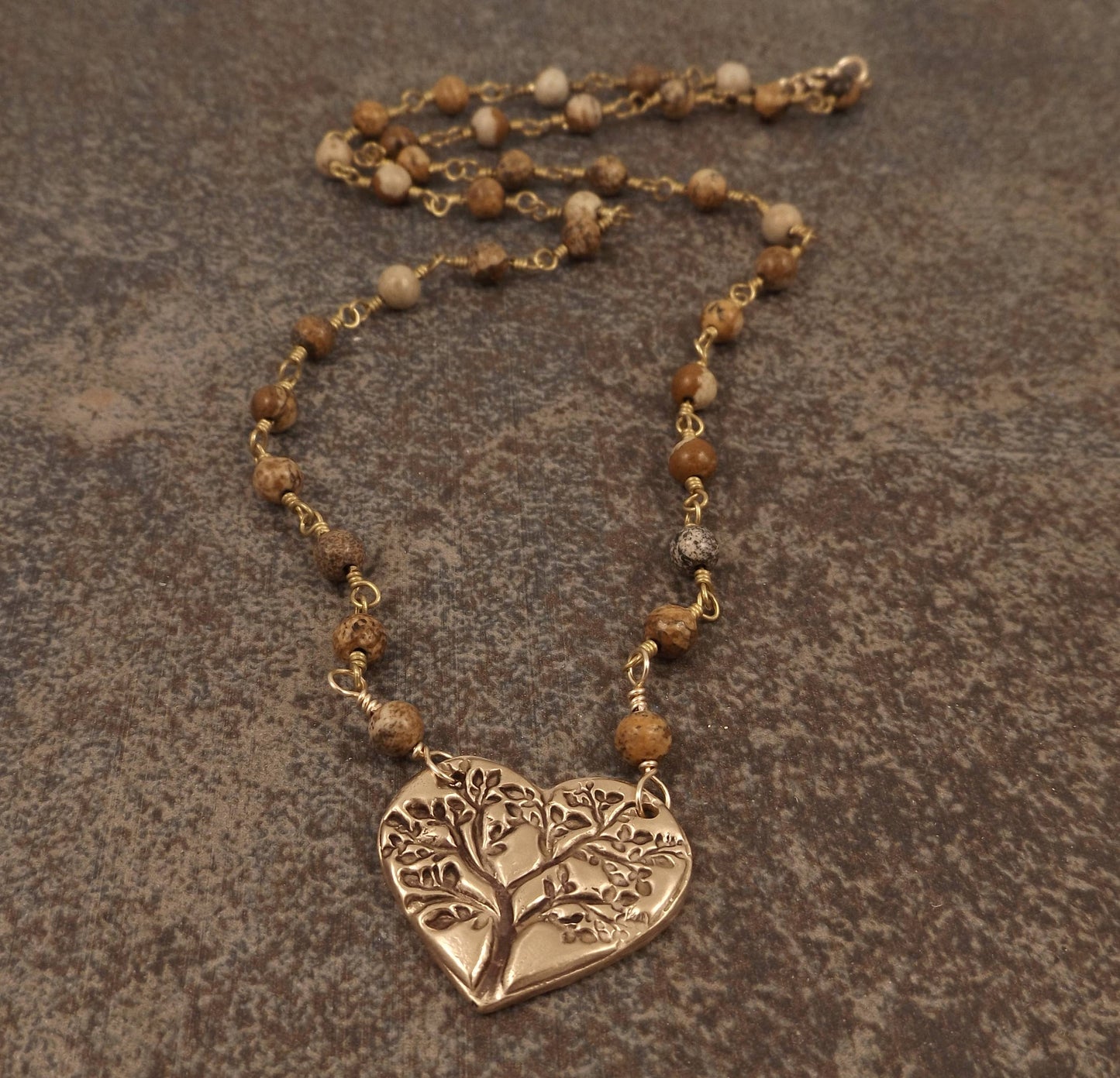Brynn - Tree of Life Heart Necklace