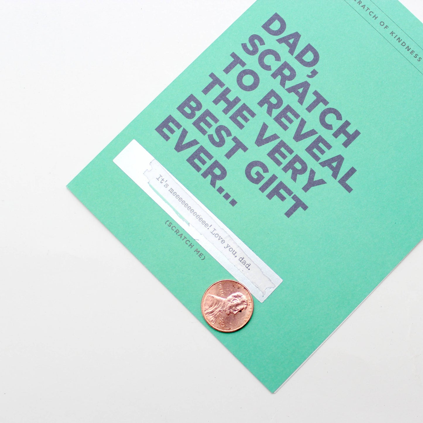 Scratch-off Card - Best Gift Ever - Father's Day/Birthday
