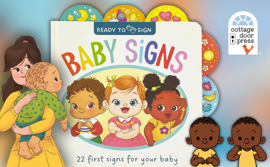 Listo para hacer señas: Libro de cartón en lenguaje de señas para bebés