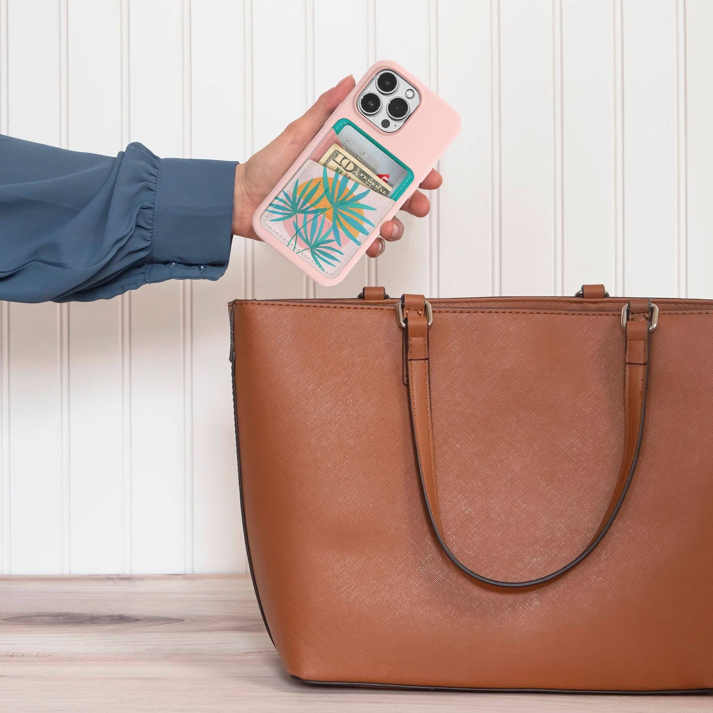 Island Sunset Cell Phone Wallet