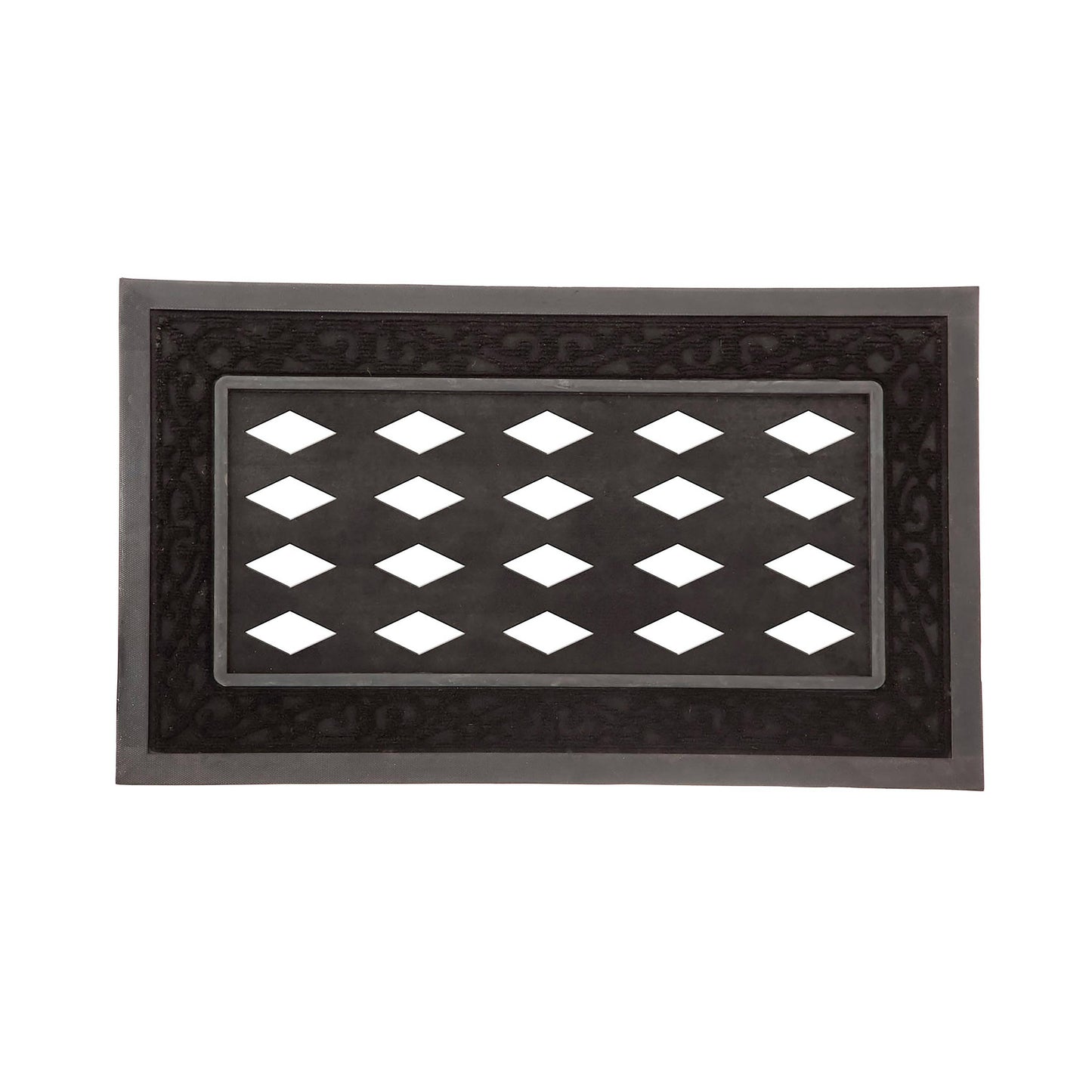 Black Scroll Sassafras Mat Tray