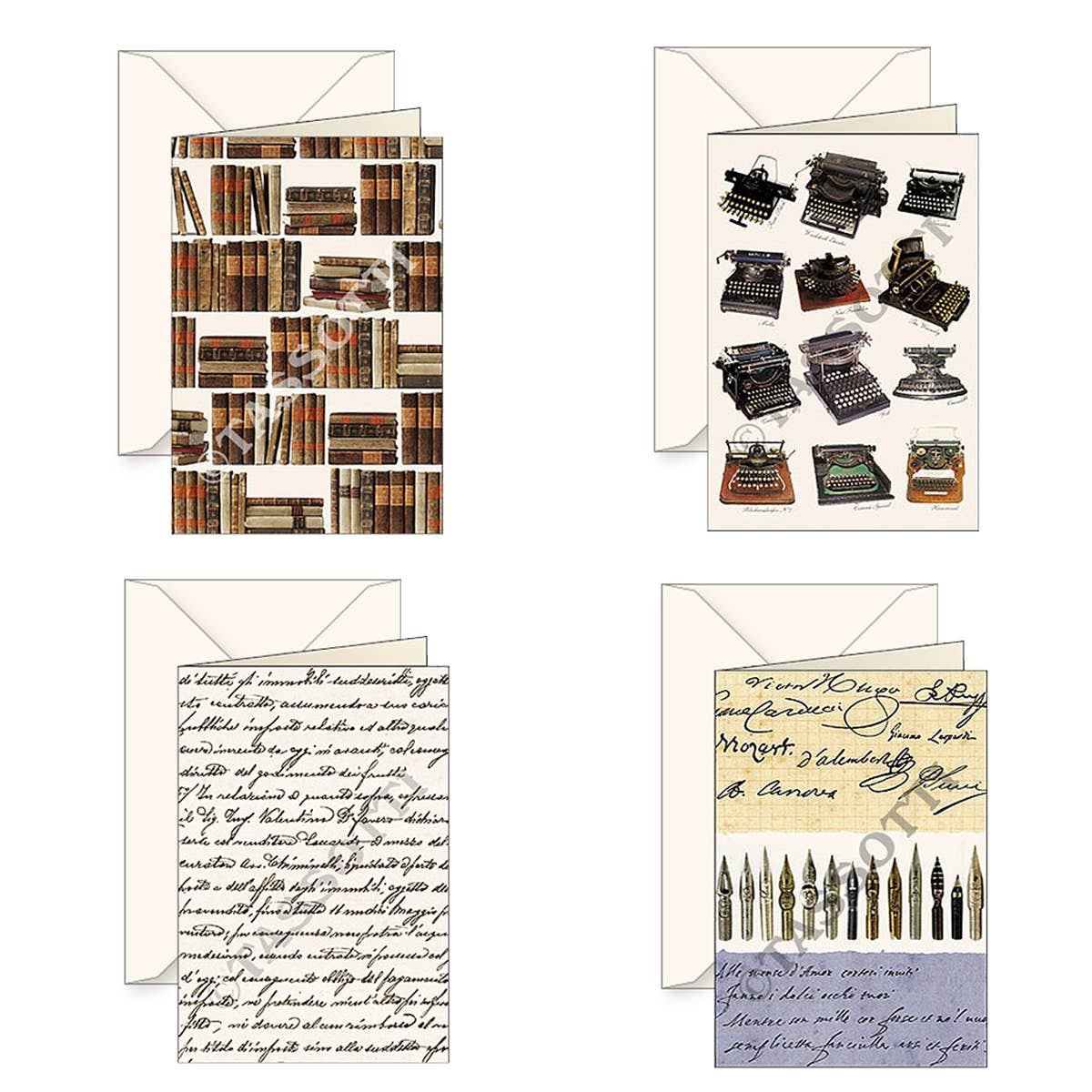 Italian 4X6" Note Card Set Assortment