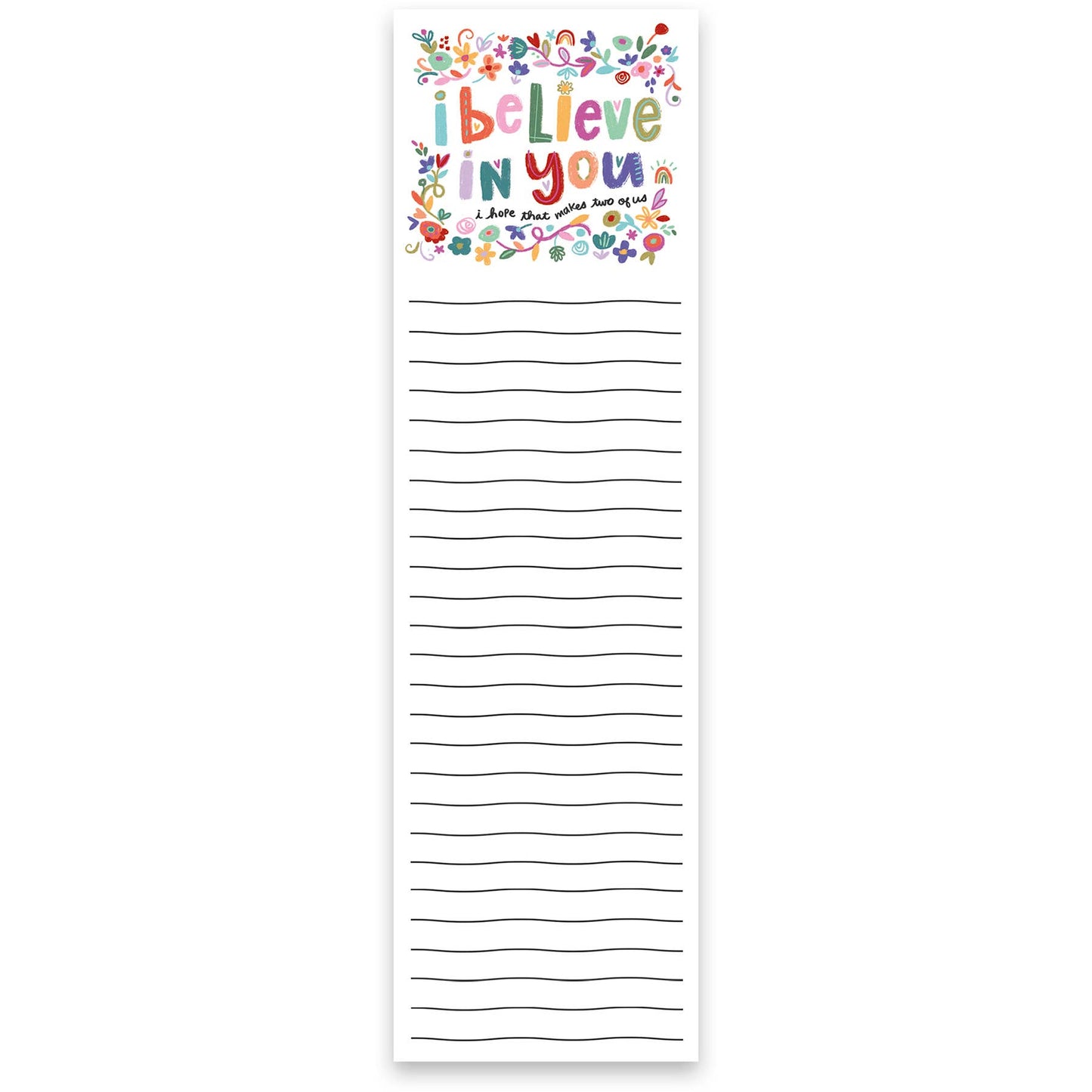 Believe In You List Pad
