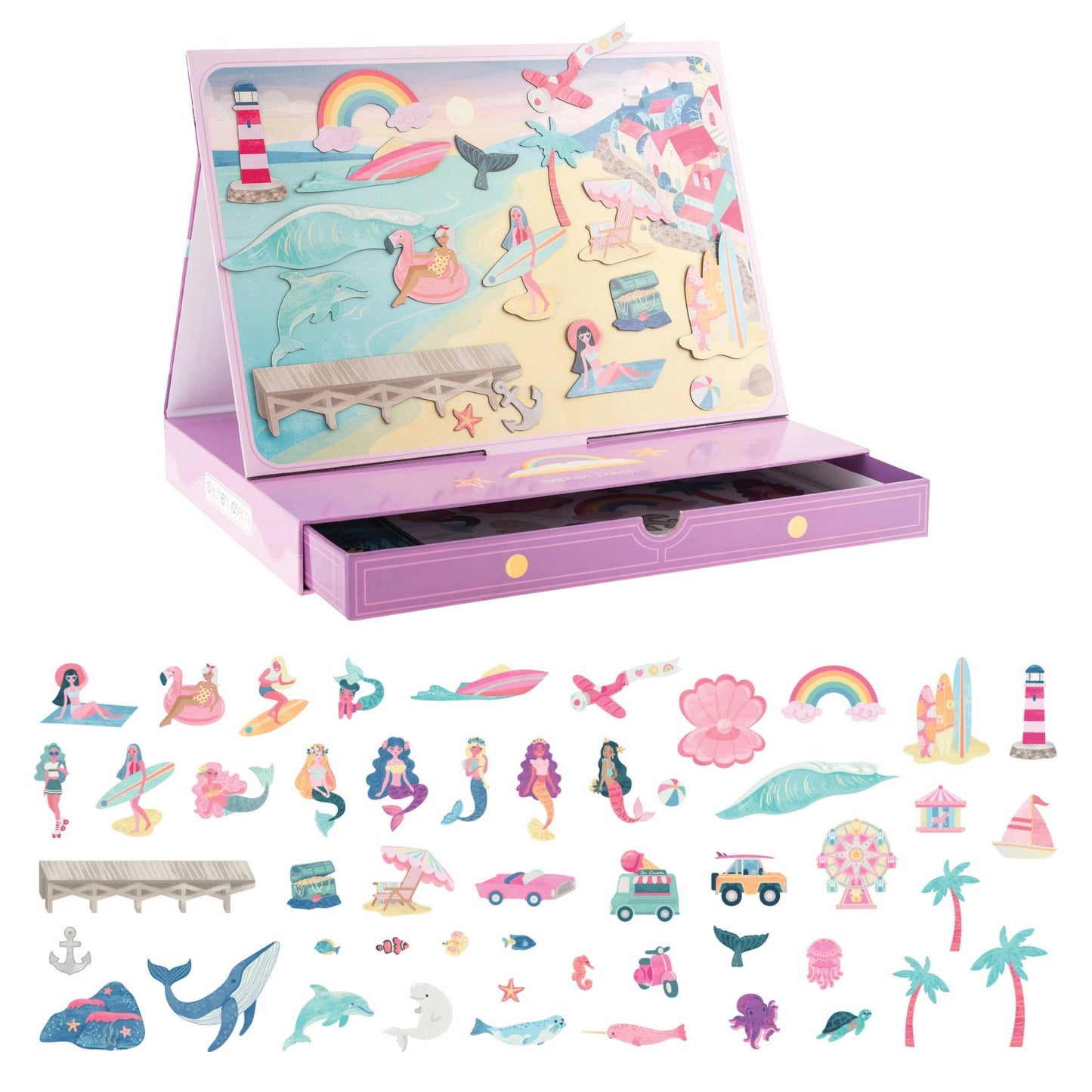 Magnetic Scene Drawer Toy Set for Kids