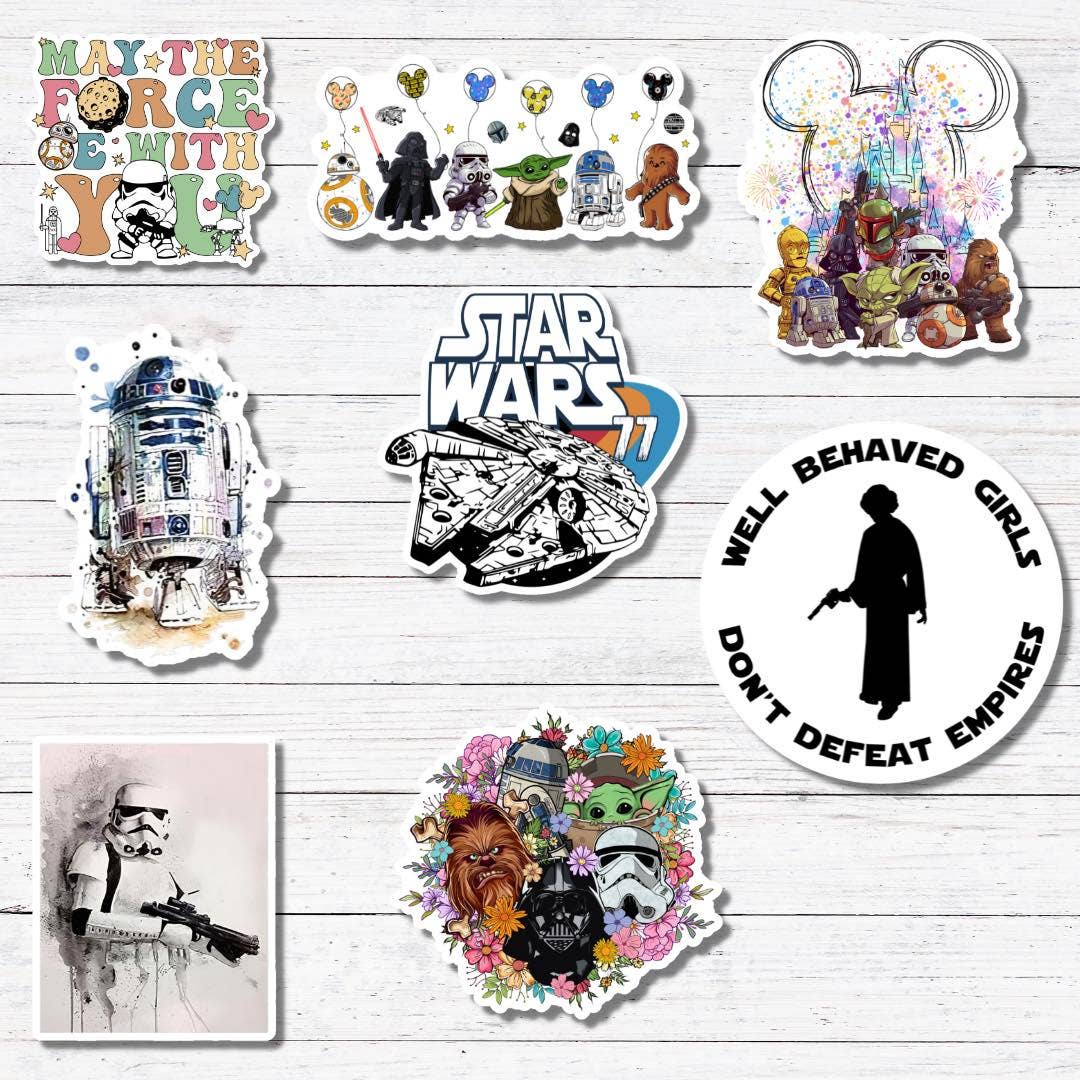 Oily Graphic Creations - Star Wars 77- Star Wars Sticker/Magnet