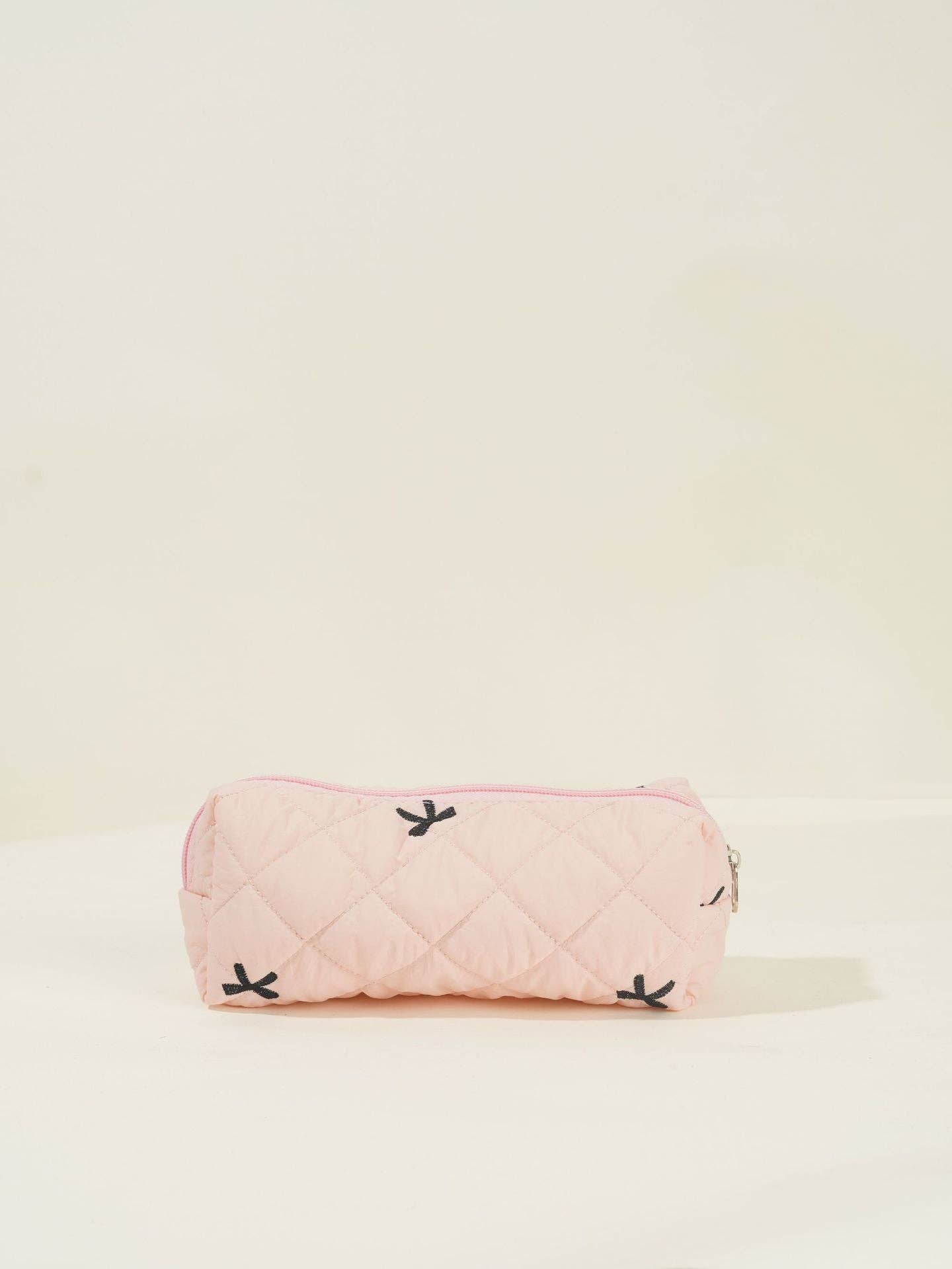 Bows Print Large Capacity Cosmetic Bag