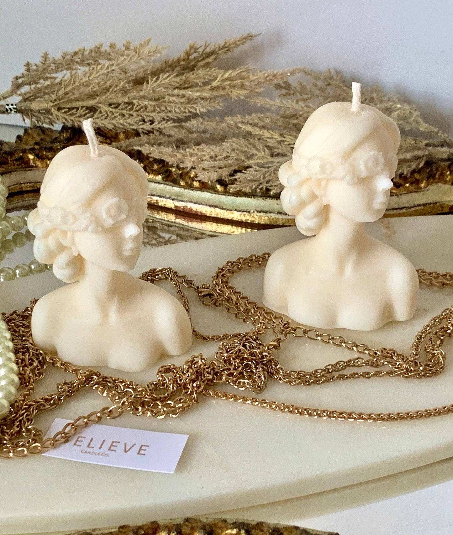 Mini Female Bust Candle