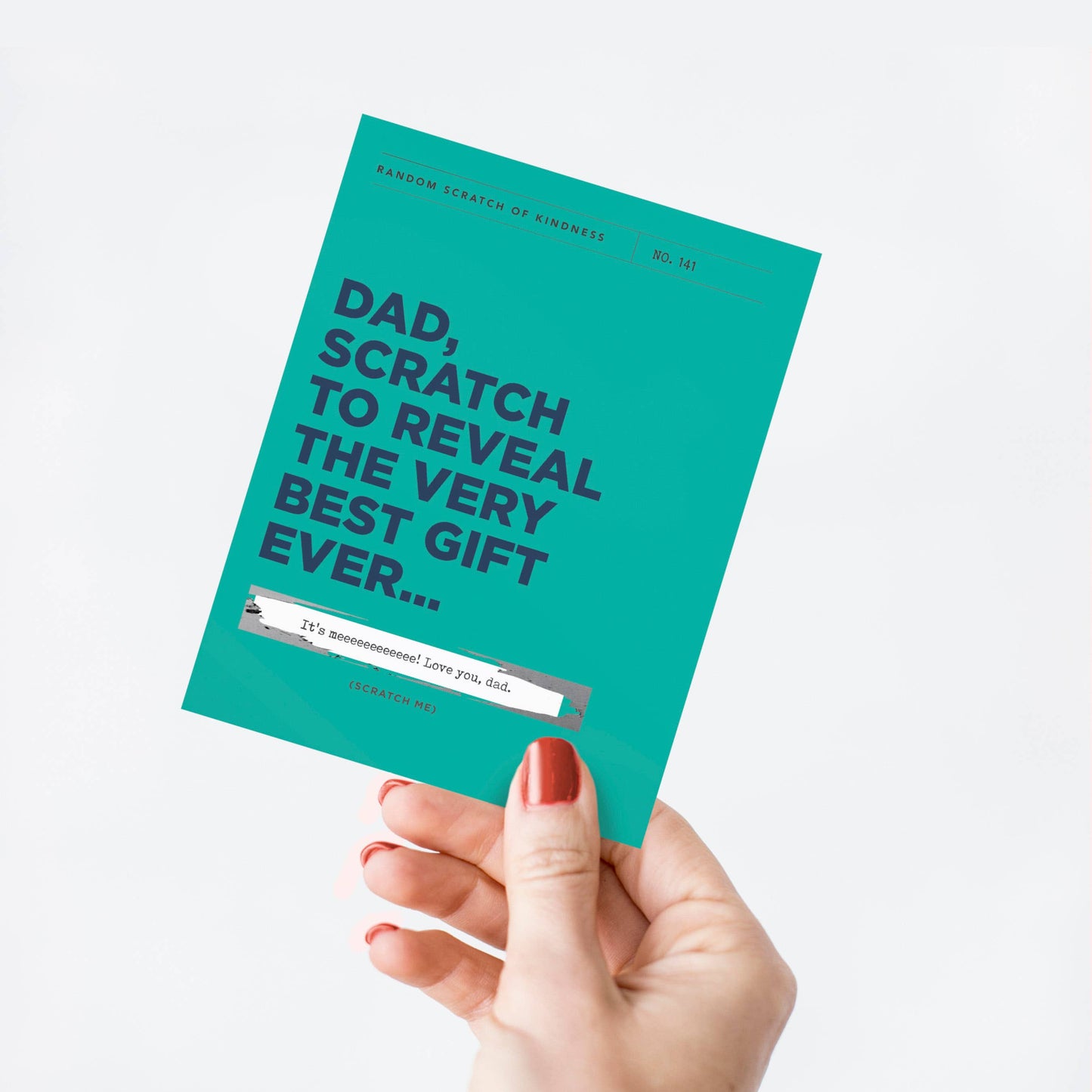 Scratch-off Card - Best Gift Ever - Father's Day/Birthday